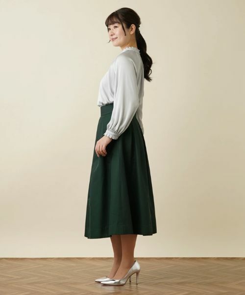 Leilian / レリアン ミニ・ひざ丈スカート | タックスカート | 詳細16