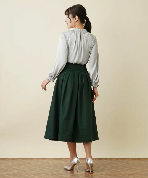 Leilian / レリアン ミニ・ひざ丈スカート | タックスカート | 詳細17