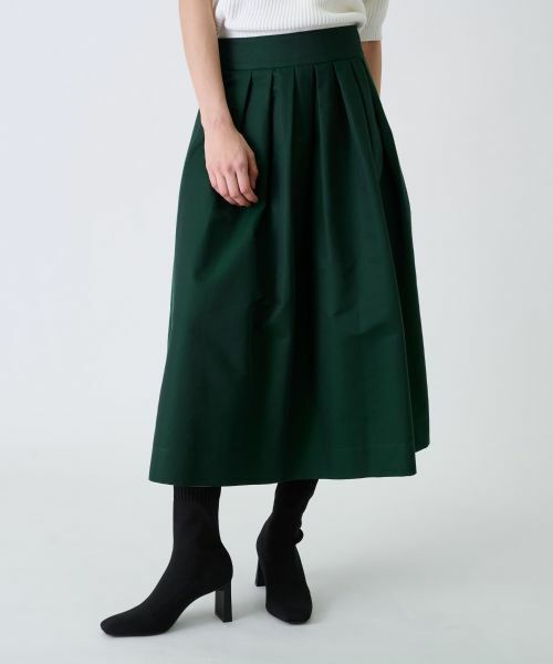 Leilian / レリアン ミニ・ひざ丈スカート | タックスカート | 詳細2