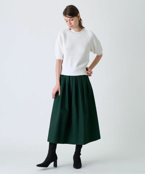 Leilian / レリアン ミニ・ひざ丈スカート | タックスカート | 詳細5
