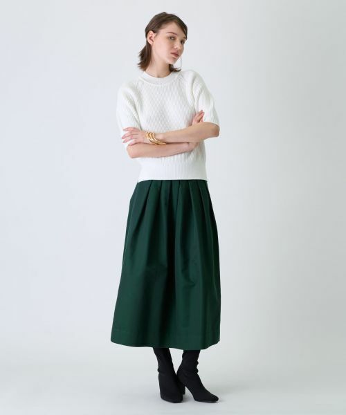 Leilian / レリアン ミニ・ひざ丈スカート | タックスカート | 詳細6