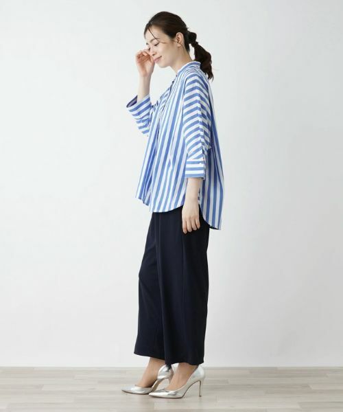 Leilian / レリアン シャツ・ブラウス | バンドカラーブラウス | 詳細14