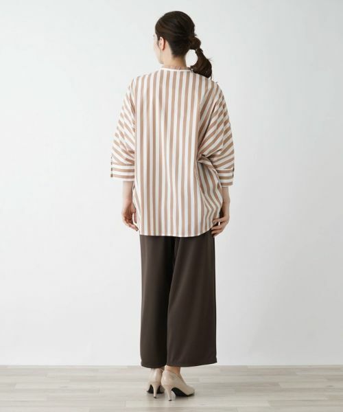 Leilian / レリアン シャツ・ブラウス | バンドカラーブラウス | 詳細3