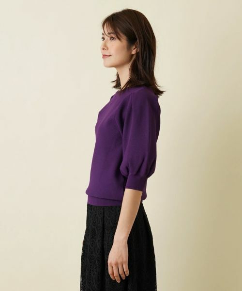 Leilian / レリアン ニット・セーター | ボリュームスリーブニット【Leilian WHITE LABEL】 | 詳細8