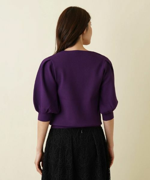 Leilian / レリアン ニット・セーター | ボリュームスリーブニット【Leilian WHITE LABEL】 | 詳細9