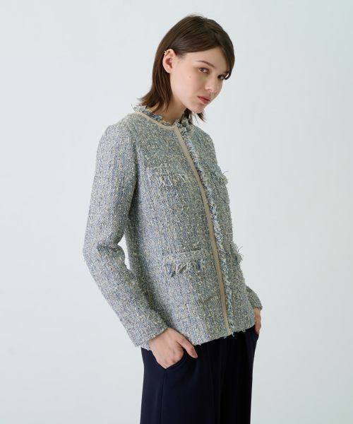 Leilian / レリアン テーラードジャケット | 【店舗人気】ツイードジャケット | 詳細4