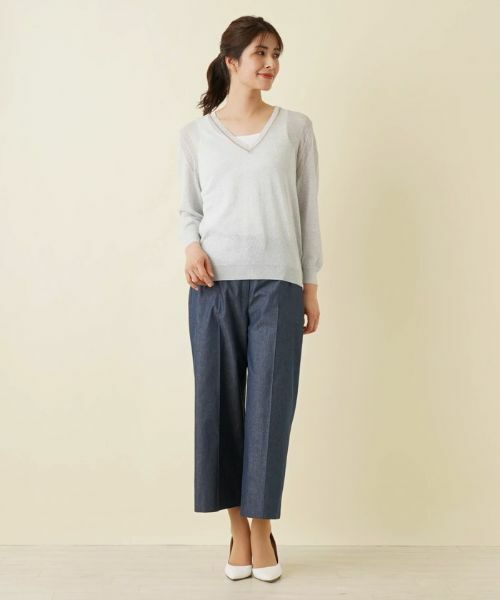 Leilian / レリアン ニット・セーター | Vネックセーター | 詳細16