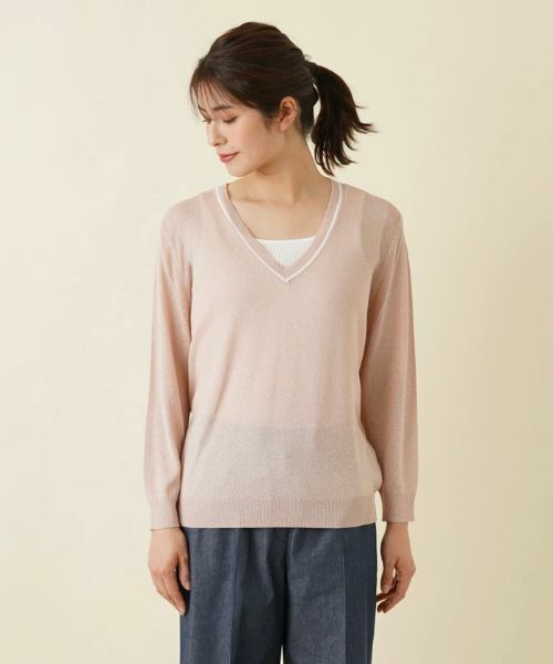 Leilian / レリアン ニット・セーター | Vネックセーター | 詳細4