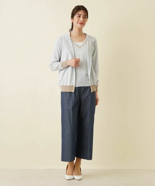 Leilian / レリアン カーディガン・ボレロ | ニットパーカ | 詳細15