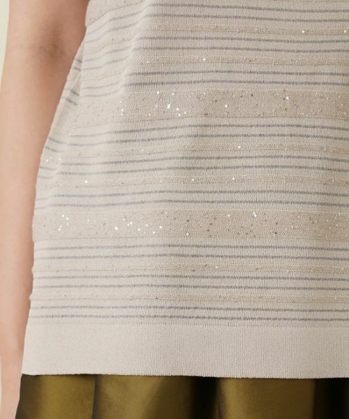 Leilian / レリアン ニット・セーター | ボーダー柄ニット【LE TRICOT PERUGIA】 | 詳細10