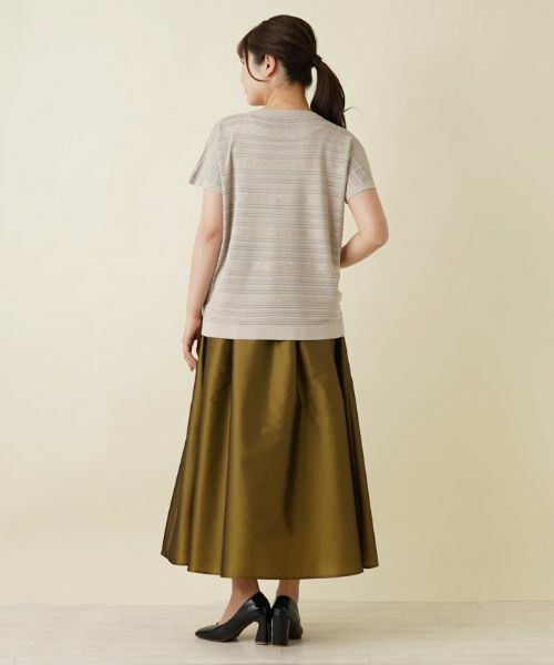 Leilian / レリアン ニット・セーター | ボーダー柄ニット【LE TRICOT PERUGIA】 | 詳細3