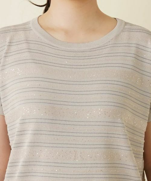 Leilian / レリアン ニット・セーター | ボーダー柄ニット【LE TRICOT PERUGIA】 | 詳細7