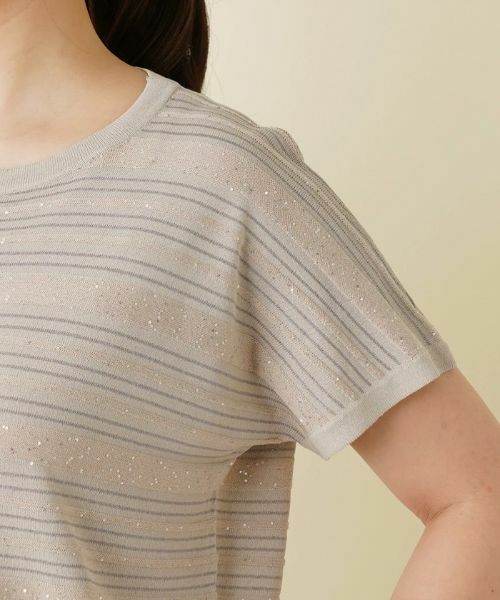 Leilian / レリアン ニット・セーター | ボーダー柄ニット【LE TRICOT PERUGIA】 | 詳細9