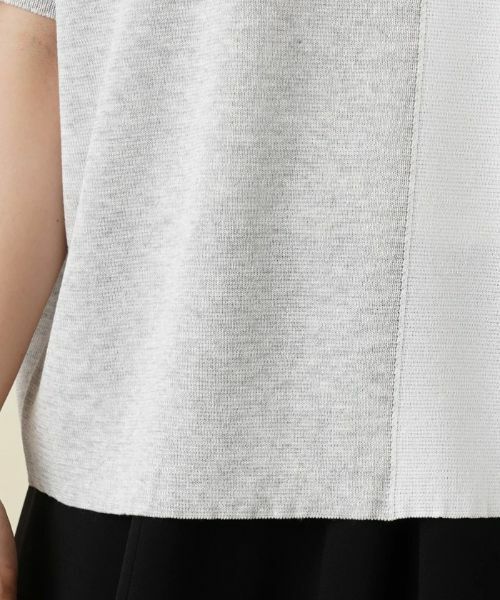 Leilian / レリアン ニット・セーター | カラーブロッキングニットプルオーバー【LE TRICOT PERUGIA】 | 詳細10