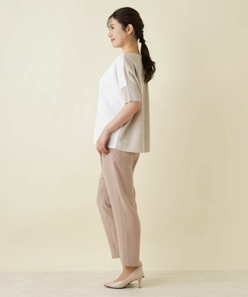 Leilian / レリアン ニット・セーター | カラーブロッキングニットプルオーバー【LE TRICOT PERUGIA】 | 詳細14