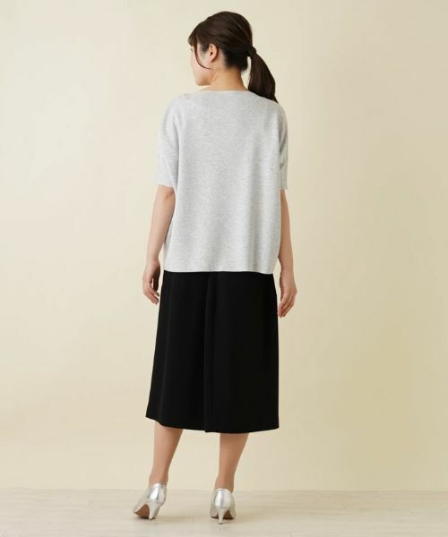 Leilian / レリアン ニット・セーター | カラーブロッキングニットプルオーバー【LE TRICOT PERUGIA】 | 詳細3