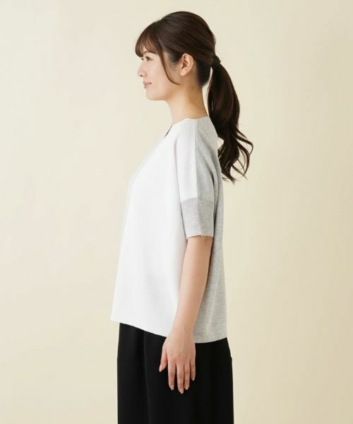 Leilian / レリアン ニット・セーター | カラーブロッキングニットプルオーバー【LE TRICOT PERUGIA】 | 詳細5