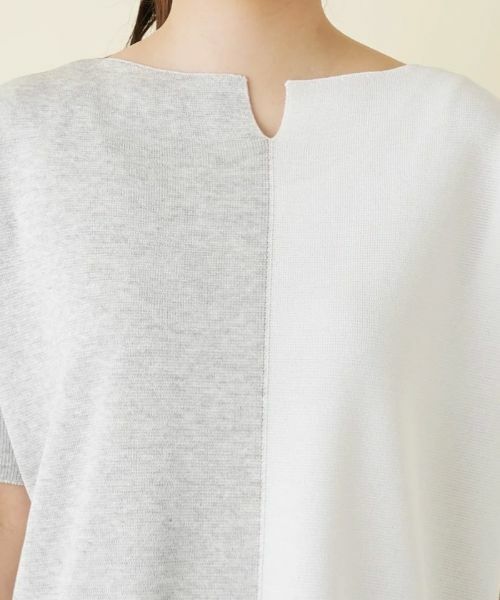 Leilian / レリアン ニット・セーター | カラーブロッキングニットプルオーバー【LE TRICOT PERUGIA】 | 詳細7