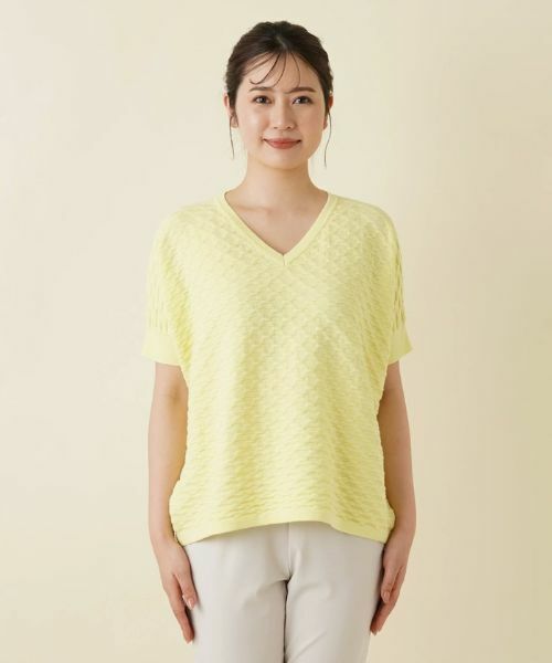 定価18万20AW レリアンLE TRICOT PERUGIA ニット切替コート セール】 セーター【LE TRICOT PERUGIA】 （ニット・セーター