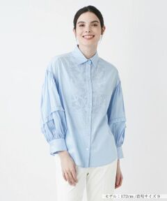 Leilian / レリアン シャツ・ブラウス | 切替デザインシャツブラウス