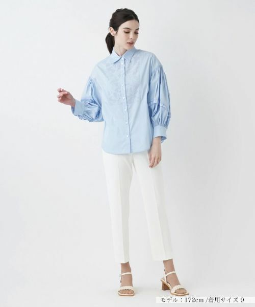 Leilian / レリアン シャツ・ブラウス | 切替デザインシャツブラウス | 詳細1