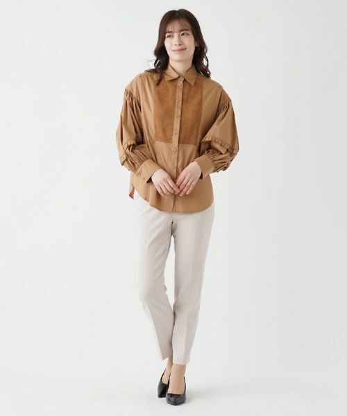 Leilian / レリアン シャツ・ブラウス | 切替デザインシャツブラウス | 詳細13