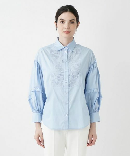 Leilian / レリアン シャツ・ブラウス | 切替デザインシャツブラウス | 詳細4