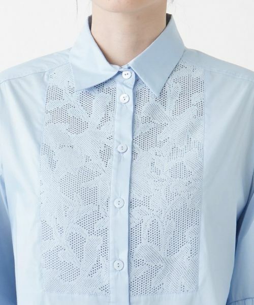 Leilian / レリアン シャツ・ブラウス | 切替デザインシャツブラウス | 詳細7