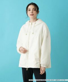 Leilian / レリアン その他アウター | フード付きジップアップブルゾン