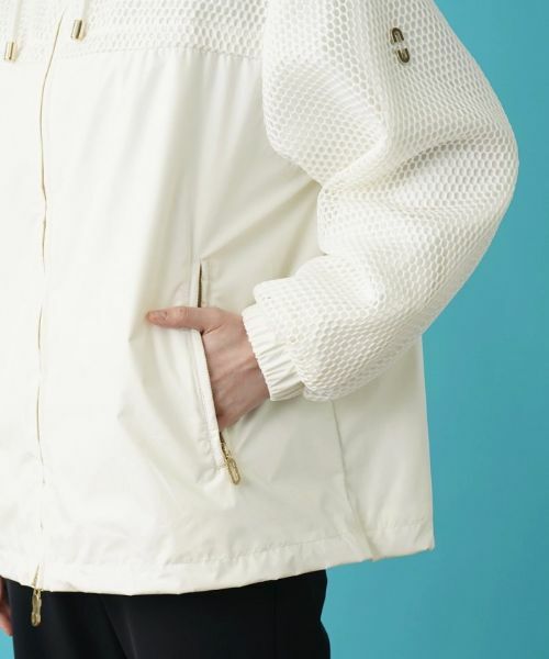 Leilian / レリアン その他アウター | フード付きジップアップブルゾン | 詳細12