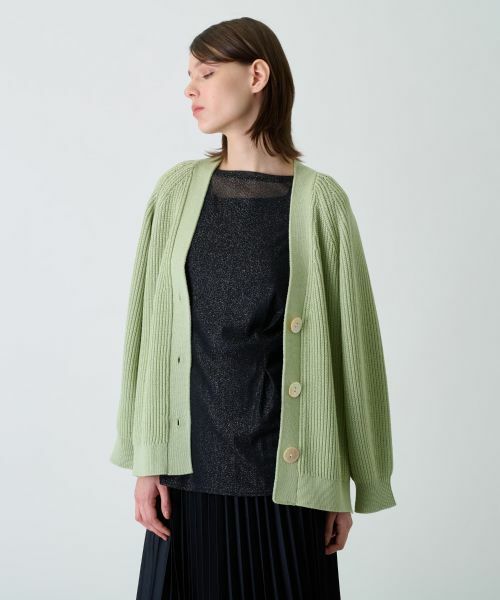 Leilian / レリアン カーディガン・ボレロ | Vネックニットカーディガン | 詳細10