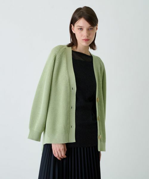 Leilian / レリアン カーディガン・ボレロ | Vネックニットカーディガン | 詳細11