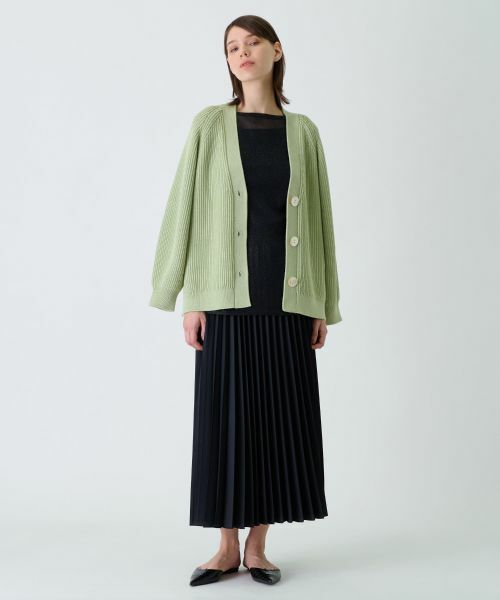 Leilian / レリアン カーディガン・ボレロ | Vネックニットカーディガン | 詳細14