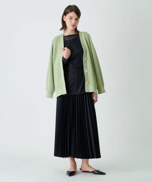 Leilian / レリアン カーディガン・ボレロ | Vネックニットカーディガン | 詳細16