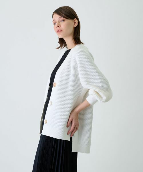 Leilian / レリアン カーディガン・ボレロ | Vネックニットカーディガン | 詳細4