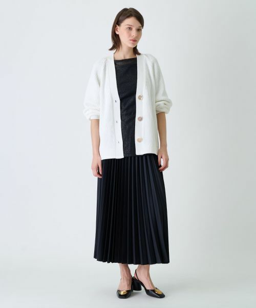 Leilian / レリアン カーディガン・ボレロ | Vネックニットカーディガン | 詳細5