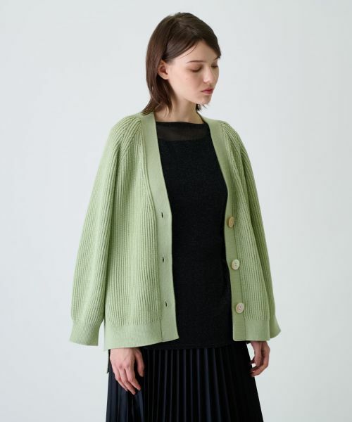 Leilian / レリアン カーディガン・ボレロ | Vネックニットカーディガン | 詳細9