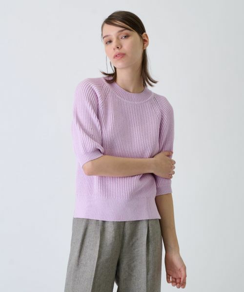 Leilian / レリアン ニット・セーター | 五分袖ハイネックニット | 詳細10