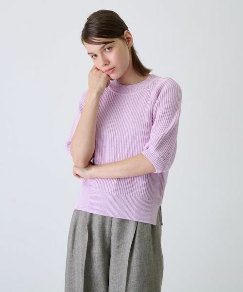 Leilian / レリアン ニット・セーター | 五分袖ハイネックニット | 詳細13
