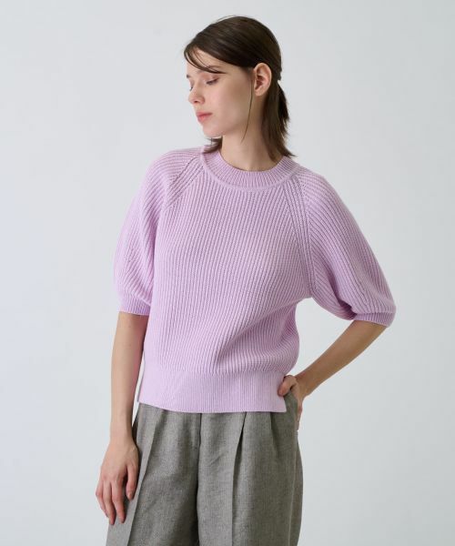Leilian / レリアン ニット・セーター | 五分袖ハイネックニット | 詳細14