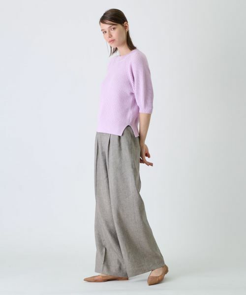 Leilian / レリアン ニット・セーター | 五分袖ハイネックニット | 詳細17