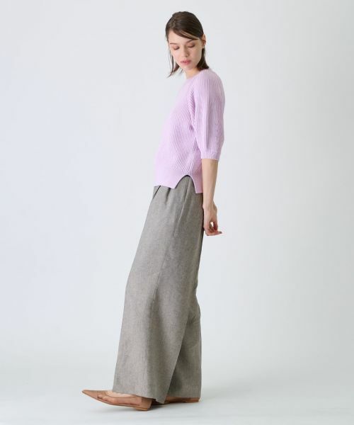 Leilian / レリアン ニット・セーター | 五分袖ハイネックニット | 詳細18