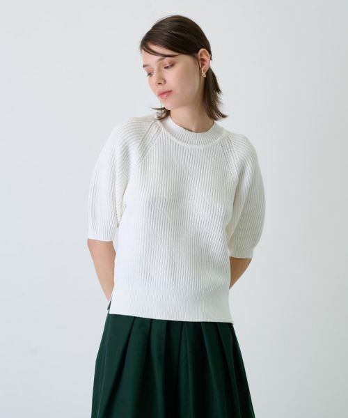 Leilian / レリアン ニット・セーター | 五分袖ハイネックニット | 詳細2