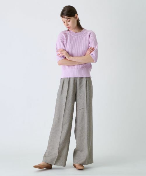 Leilian / レリアン ニット・セーター | 五分袖ハイネックニット | 詳細20