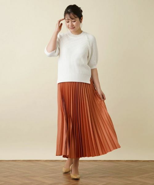 Leilian / レリアン ニット・セーター | 五分袖ハイネックニット | 詳細25