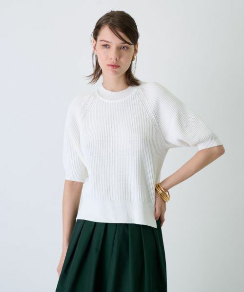 Leilian / レリアン ニット・セーター | 五分袖ハイネックニット | 詳細3