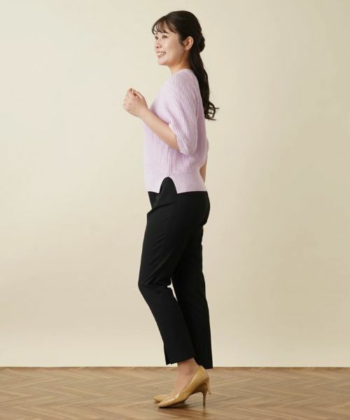 Leilian / レリアン ニット・セーター | 五分袖ハイネックニット | 詳細30