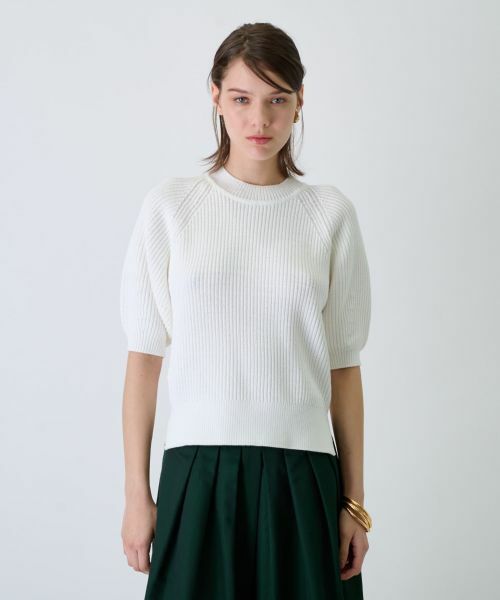 Leilian / レリアン ニット・セーター | 五分袖ハイネックニット | 詳細6