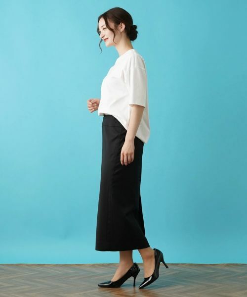 Leilian / レリアン カットソー | サイドタックアシメカットソー | 詳細11