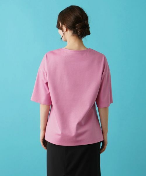 Leilian / レリアン カットソー | サイドタックアシメカットソー | 詳細19